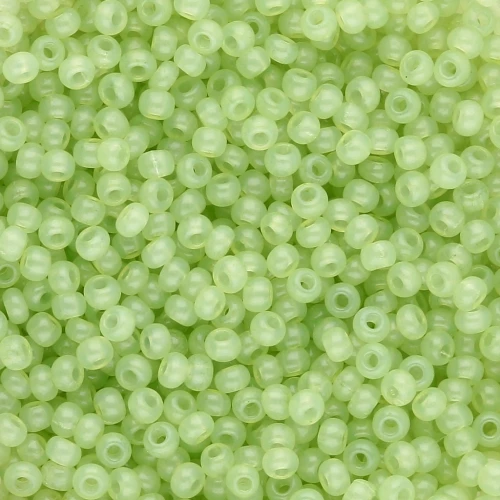 Rockery 11/0 2 mm - Solgel - Verde 2 Alabastro teñido x20g