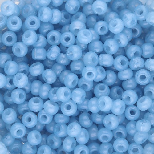 Rockery 8/0 3 mm - Solgel - Blue Jean 2 Alabastro teñido x20g