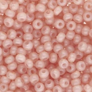 Cuentas Preciosa Rocalla 8/0 de 3 mm - Solgel - Marrón 2, teñido en color alabastro, 20 g