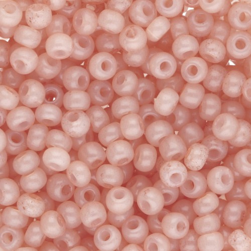 Cuentas Preciosa Rocalla 8/0 de 3 mm - Solgel - Marrón 2, teñido en color alabastro, 20 g
