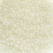 Cuentas Preciosa Rocalla 11/0 de 2 mm - White Alabaster Luster AB, 20 g