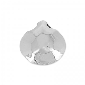 Plana briolette 8.5 mm rodiado HQ x1