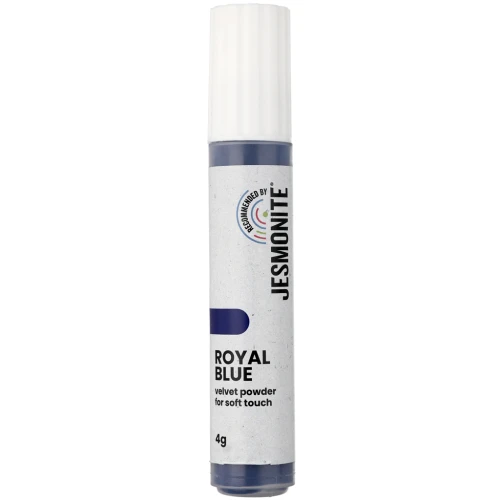Terciopelo en polvo en frasco - Jesmonite - Azul Real x4g