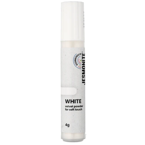 Terciopelo en polvo en frasco - Jesmonite - Blanco x4g