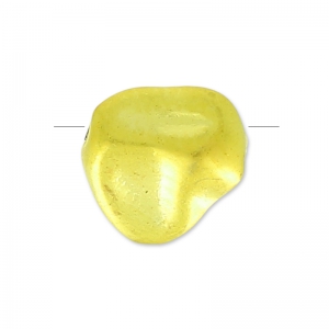 Cuenta plana barroca de 8,5 mm - Dorado en oro fino satinado HQ x1