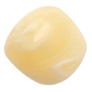 Cuentas cubo irregulares 16x17 mm - Acrílico translúcido - Crudo jaspeado x10