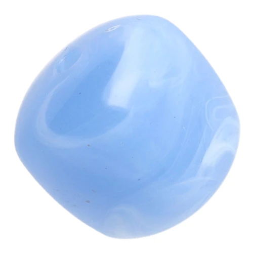 Cuentas cubo irregulares 16x17 mm - Acrílico opaco - Azul claro jaspeado x10