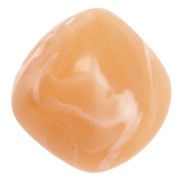 Cuentas cubo irregulares 16x17 mm - Acrílico translúcido - Salmón jaspeado x10|raw }}