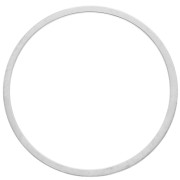 Anillo redondo de 20 mm para tejer y montar - Plata x1