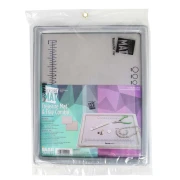 Bandeja y alfombrilla para abalorios 40x33 cm y tapa transparente - Gris x1