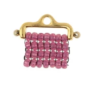 Platillo - Punta para tejer Rocaille Miyuki 11/0 Skafi II - Dorado Oro fino