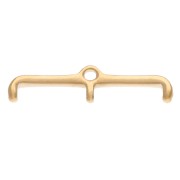 Platillo - Rocaille Miyuki punta para tejer 11/0 Skafi III dorado x1