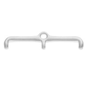 Platillo - Punta para tejer Rocaille Miyuki 11/0 Skafi III Plata Vielli x1