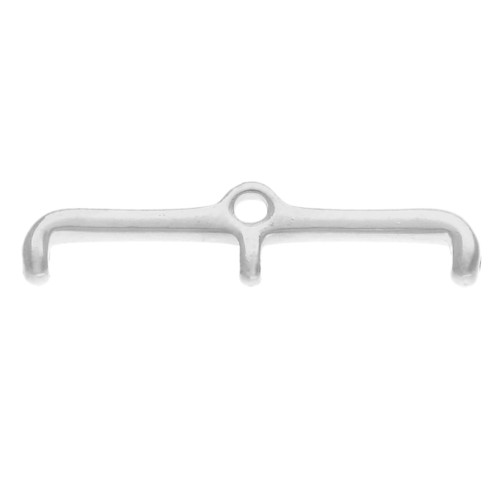 Platillo - Punta para tejer Rocaille Miyuki 11/0 Skafi III Plata Vielli x1