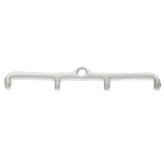 Platillo - Punta para tejer Rocaille Miyuki 11/0 Skafi IV Plata Vielli x1