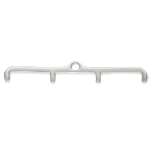 Platillo - Punta para tejer Rocaille Miyuki 11/0 Skafi IV Plata Vielli x1