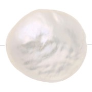 Perlas de agua dulce irregulares - paleta redonda 10 mm - Grado AA - Blanco x1|raw }}