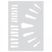 Plantilla para arcilla polimérica 210x148 mm motivos Ethnique