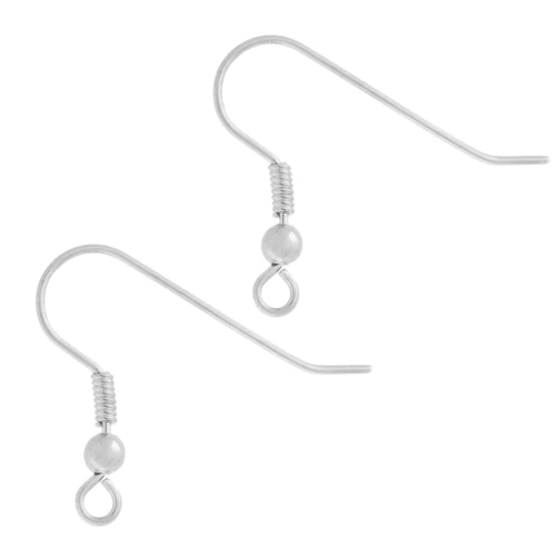 Pendientes bola 20 mm - tallo largo - Plata de ley 925 x2