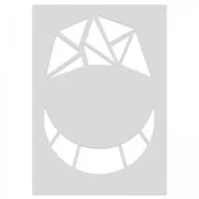 Plantilla para arcilla polimérica 210x148 mm motivos Mosaïque