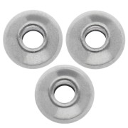 Cuentas planas 6x3 mm - Acero inoxidable 304L x10|raw }}