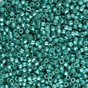 Miyuki Delica Duracoat 11/0 DB2506 - Galvanizado Verde Aqua Oscuro paquete de 100g
