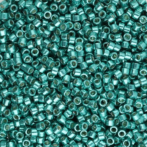 Miyuki Delica Duracoat 11/0 DB2506 - Galvanizado Verde Aqua Oscuro paquete de 100g