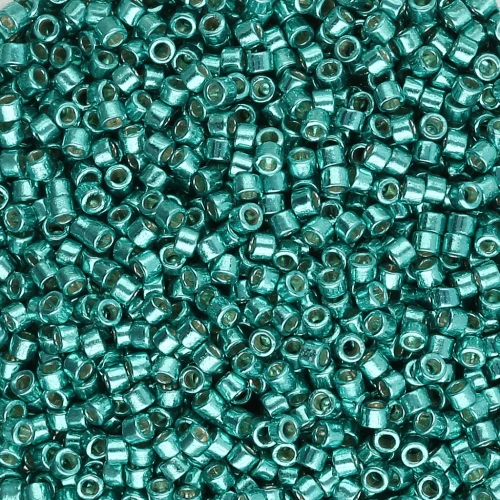 Miyuki Delica Duracoat 11/0 DB2506 - Verde aguamarina oscuro galvanizado x 100 g