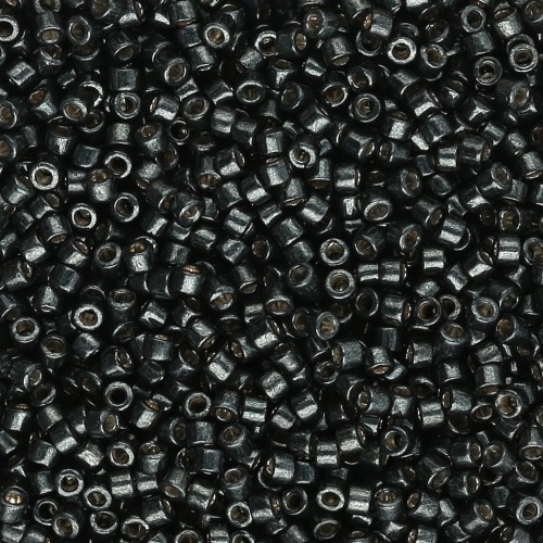 Miyuki Delica Duracoat 11/0 DB2507 - Musgo Negro Galvanizado paquete de 100g