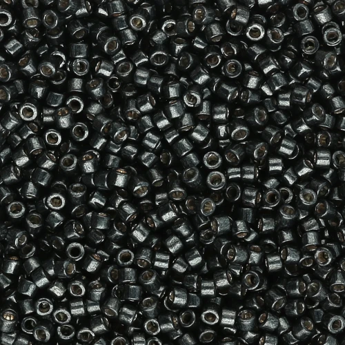 Miyuki Delica Duracoat 11/0 DB2507 - Negro musgo galvanizado x 100 g