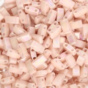 Miyuki Half Tila Beads 5x2.3x1.9 mm HTL-596 - Lustre Rosa Té Opaco paquete de 100g