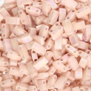 Miyuki Half Tila Beads 5x2.3x1.9 mm HTL-596 - Lustre Rosa Té Opaco paquete de 100g