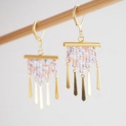 Rocalla Miyuki 32 mm punta para tejer y Delica - Dorado x1