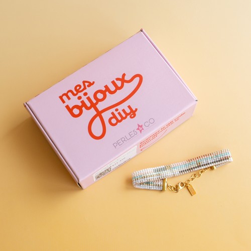 Mis joyas DIY - Kit de pulsera con cuentas Miyuki Delica en telar