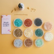 Mis joyas DIY - Kit de pulsera con cuentas Miyuki Delica en telar