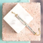 Mis joyas DIY - Kit de pulsera con cuentas Miyuki Delica en telar