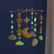 Ricorumi Glow in the Dark Algodón Rico Diseño Amigurumi - Blanco Fosforescente x25g