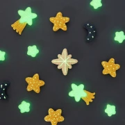 Ricorumi Glow in the Dark Algodón Rico Diseño Amigurumi - Blanco Fosforescente x25g