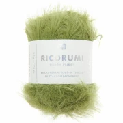Ricorumi Furry hilo de imitación de piel Furry Rico Design Amigurumi - Oliva 018 x25g