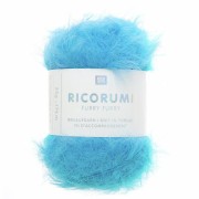 Hilo de imitación de piel Ricorumi Furry Rico Design Amigurumi -Azul cielo 019 x25g