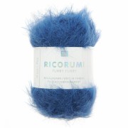 Hilo de peluche Ricorumi Furry Furry Rico Design Amigurumi -azul noche 020 x25g