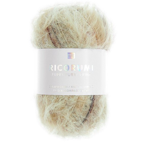 Ricorumi Peluche de imitación Peluche Rico Diseño Amigurumi - Print Beige x25g