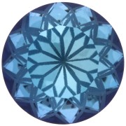 Crystal - Cabujón redondo Aurora A1088L Lotus de 14 mm - Crystal Bermuda Blue x1 Cabujón redondo Aurora A1088L Lotus de 14 mm - Crystal Bermuda Blue x1