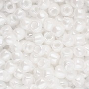 Rocaille Toho 6/0 TO6R121 - Blanco Opaco Lustre x8g