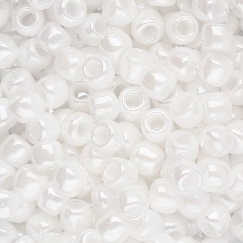 Rocaille Toho 6/0 TO6R121 - Blanco Opaco Lustre x8g