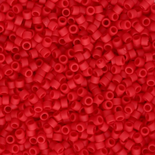 Toho Aiko 11/0 1.6 mm TA0145F - Rojo Pimiento Esmerilado Opaco x4g