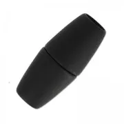 Cierre magnético 34 mm para cordón 8 mm Negro mate x1