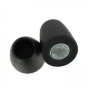 Cierre magnético 34 mm para cordón 8 mm Negro mate x1