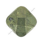 Cuenta Cuadro facetado 12 mm Pyrite x1|raw }}