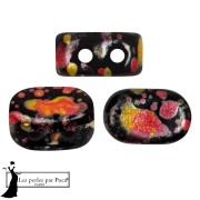 Cuentas de vidrio Lipsi® de Puca® 4x6 mm - Esmalte Naranja x10g